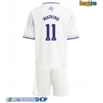 Maglie da calcio Aston Villa Ollie Watkins #11 Terza Maglia Bambino 2025-26 Manica Corta (+ Pantaloni corti)